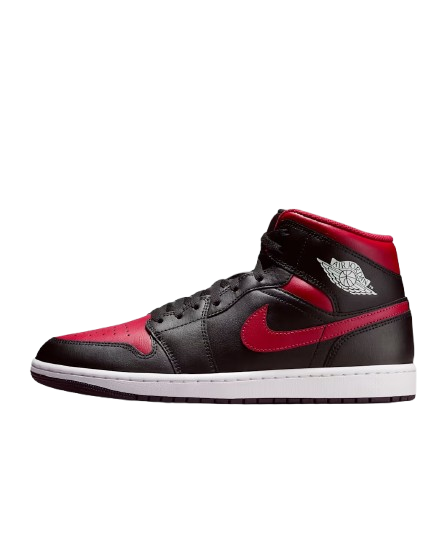 Air Jordan 1 Mid Bred Twist Black